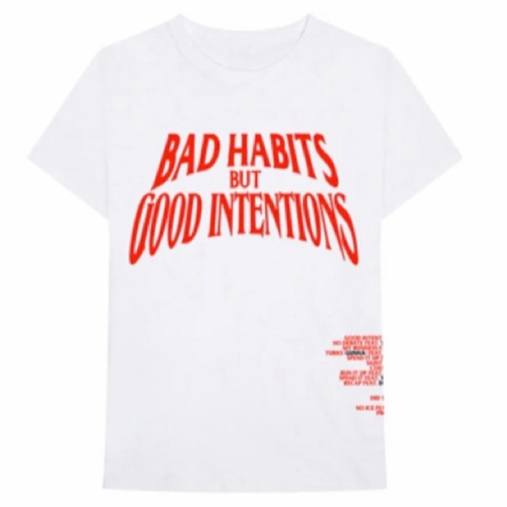 VLONE X NAV (bad habits but good intentions) tee